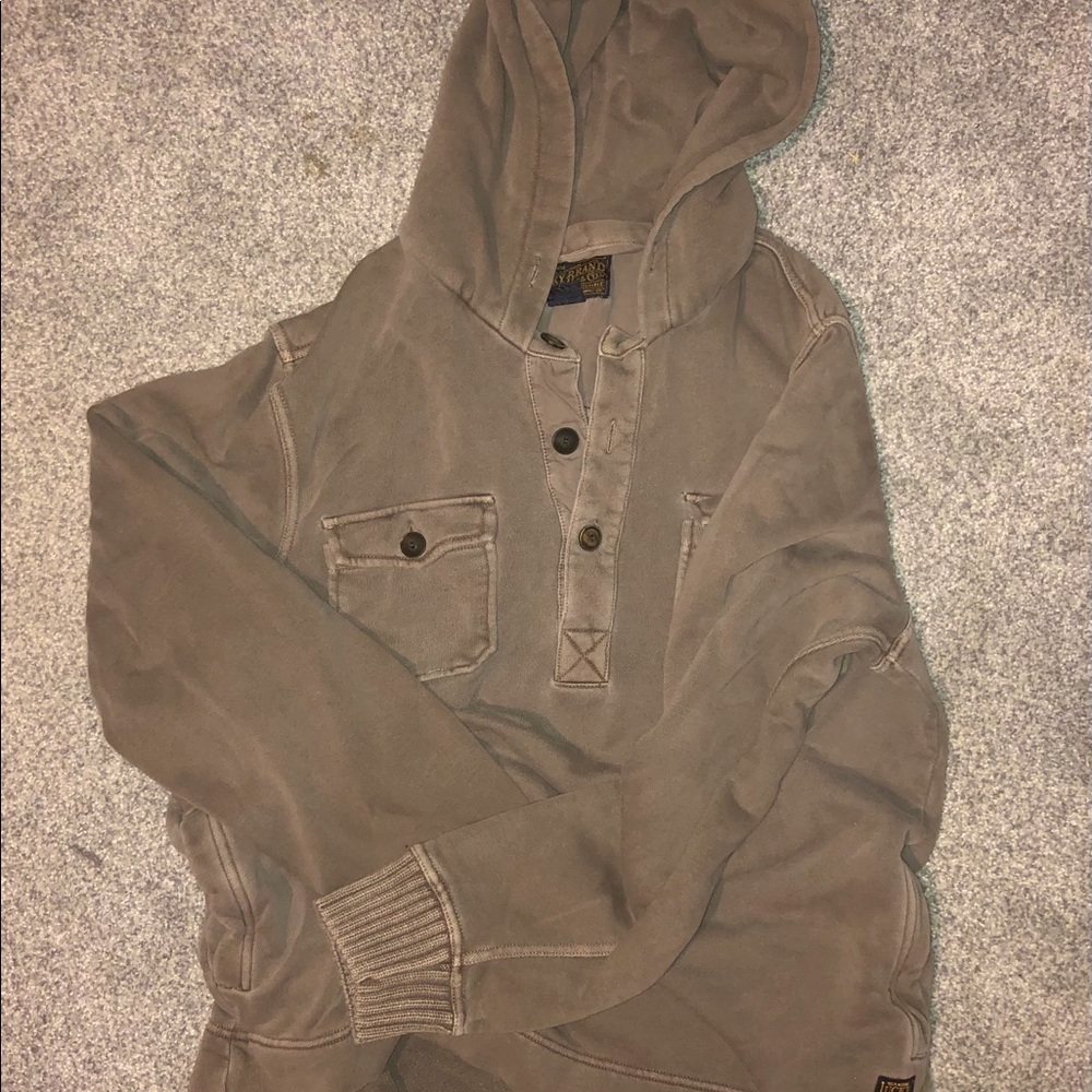 Lucky brand 4 pocket hoodie